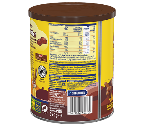 Nesquik ExtraChoco Cacao Soluble Instantáneo Nesquik