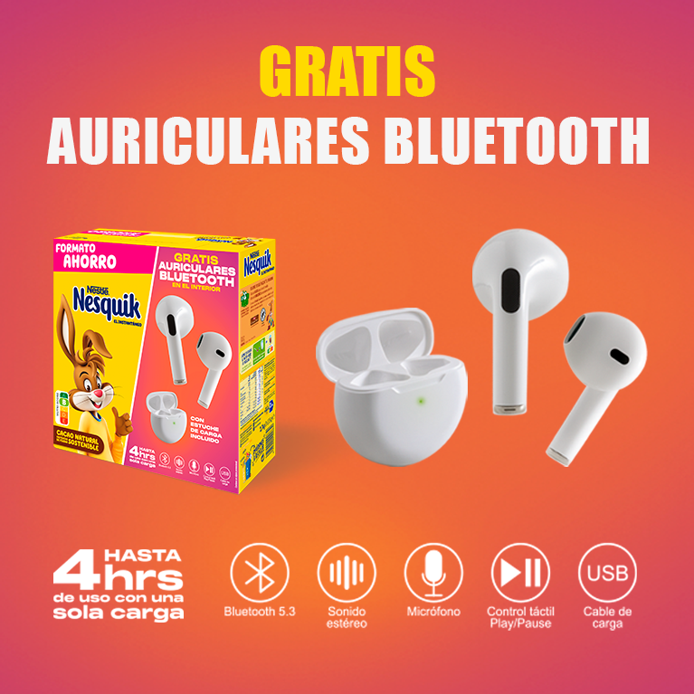 Auriculares Nesquik Auriculares Nesquik